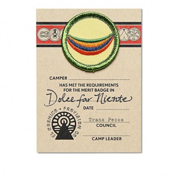 Hammock Merit Badge - El Cosmico Provision Company