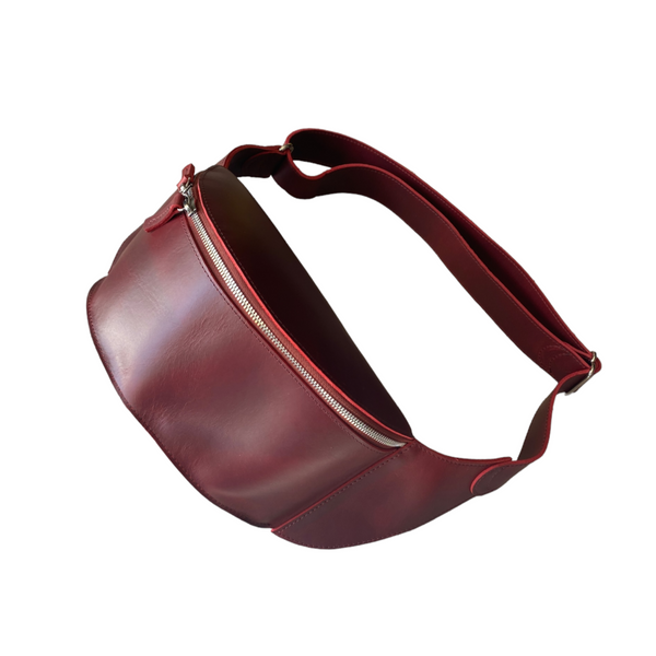 Oxblood Leather Crossbody