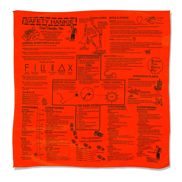 Safety Trail Hankie - El Cosmico Provision Company