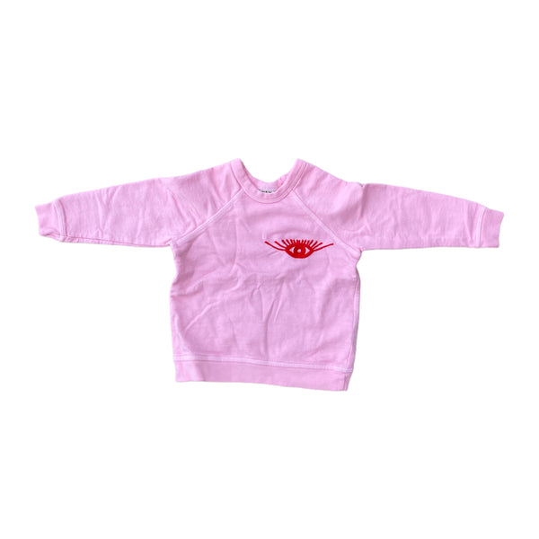 Cosmic Eye Chain-Stitched Kids Sweatshirt x Hey Gang